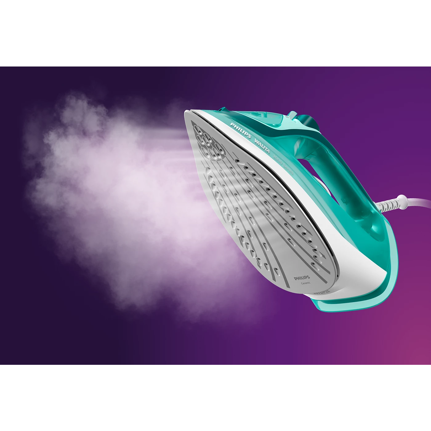 Philips Steam Iron - DST3030/70 - Delivers Maximum 2600 W Power, An Advanced SteamGlide Elite Soleplate, 40 g/min Continuous Steam, And a Massive 180 g Steam Boost