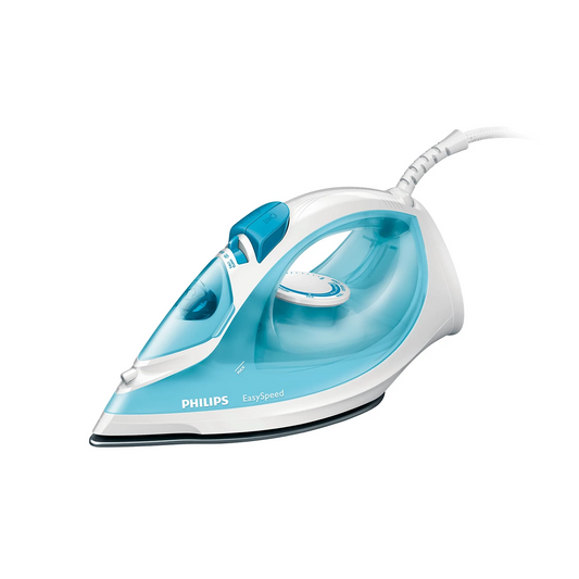 Philips Steam Iron - GC1028/20 - Features a 2200 W Motor, SteamGlide Advanced Soleplate, And a 300 ml Water Tank. With 30 g/min Continuous Steam And a 100 g Steam Boost
