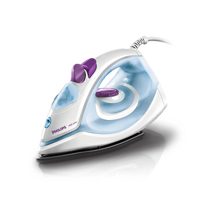 Philips Steam Iron - GC1905/21 - Combines 2000 W Power with a SteamGlide Soleplate, 25 g/min Continuous Steam, And a Pointed Precision Tip For Hard-To-Reach Areas