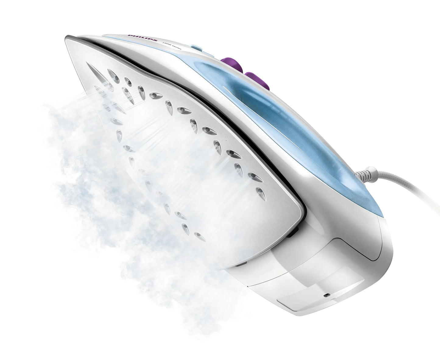 Philips Steam Iron - GC1905/21 - Combines 2000 W Power with a SteamGlide Soleplate, 25 g/min Continuous Steam, And a Pointed Precision Tip For Hard-To-Reach Areas