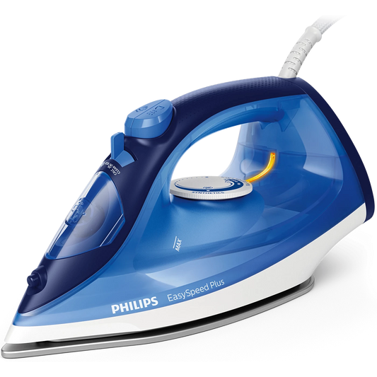 Philips Steam Iron - GC2145/20 - Features a 2000 W Motor, Continuous Steam Output, And a Scratch-Resistant Ceramic Soleplate