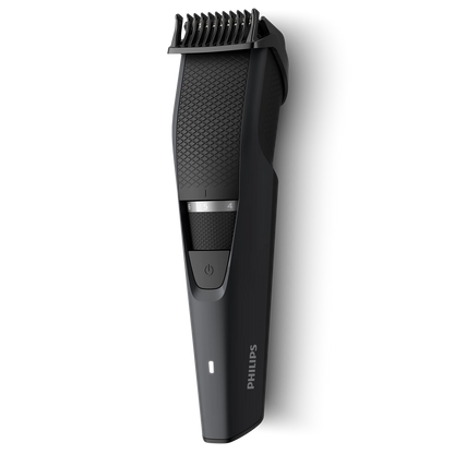 Philips Trimmer - BT3302/15 - Features Advanced DualCut Blades With Rounded Tips, 20 Lock-In Length Settings, And a Full-Metal Motor