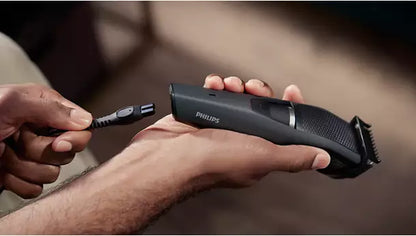 Philips Trimmer - BT3302/15 - Features Advanced DualCut Blades With Rounded Tips, 20 Lock-In Length Settings, And a Full-Metal Motor