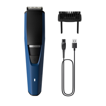 Philips Trimmer - BT3303/30 - Includes a Full-Metal Motor, DualCut Blades, 20 Length Settings, And Three Interchangeable Attachments For Beard, Stubble, And Precision Detailing