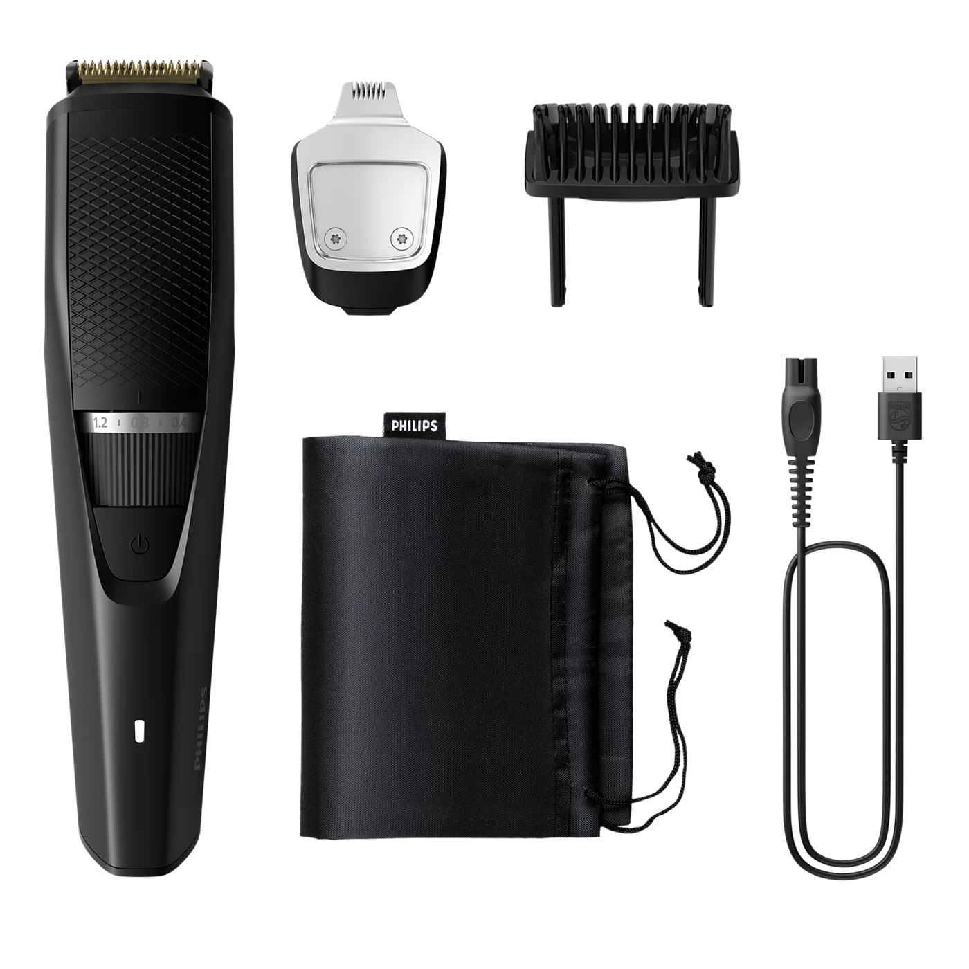 Philips Trimmer - BT3441/30 - Combines The Laser Guide For Perfect Edging And The Integrated Vacuum System For Mess-Free Trimming