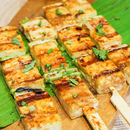Premium Tofu Skewers – High Protein Vegan BBQ Snack