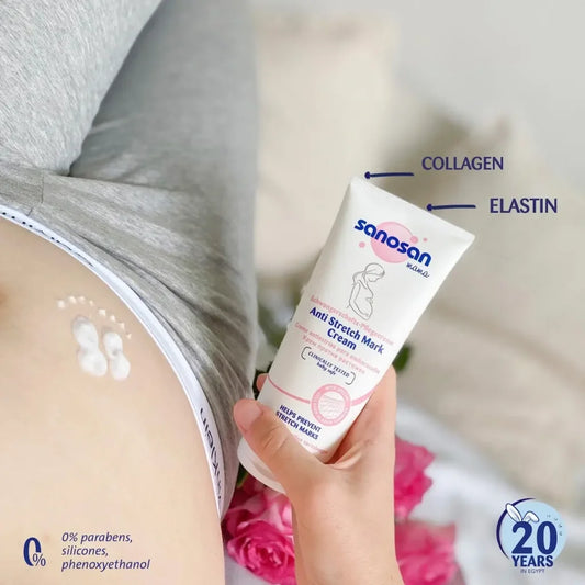 Sanosan Anti Stretch Mark Cream 200ml – Skin Elasticity Care