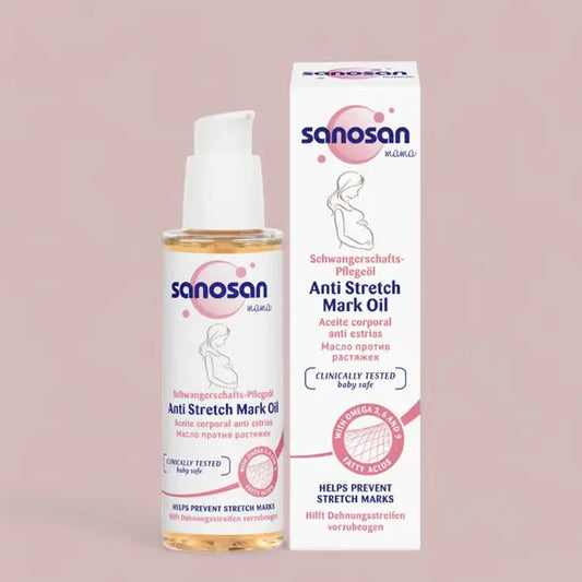 Sanosan Anti Stretch Mark Oil 100ml – Deep Nourishing Care
