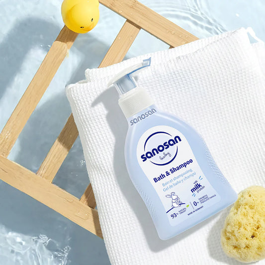 Sanosan Bath & Shampoo 200ml & 500ml – Gentle Baby Cleansing