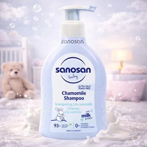 Sanosan Chamomile Shampoo 200ml – Gentle Hair & Scalp Care
