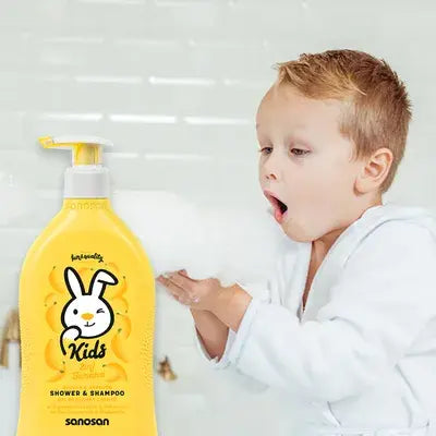 Sanosan Kids 2in1 Banana Shampoo 400ml – Soft & Silky Hair