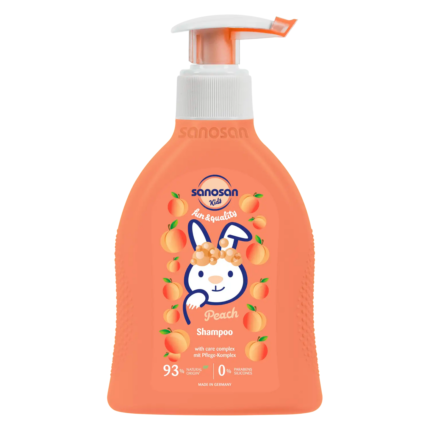 Sanosan Kids Peach Shampoo 200ml – Gentle Hair Cleansing