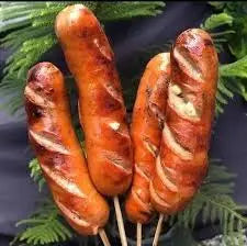 Smoky Chicken Sausage Skewers – Juicy Grilled BBQ Snack