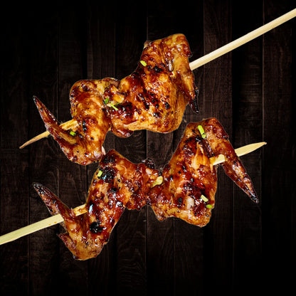 Spicy Chicken Wings Skewers – Juicy BBQ Grilled Chicken Snack