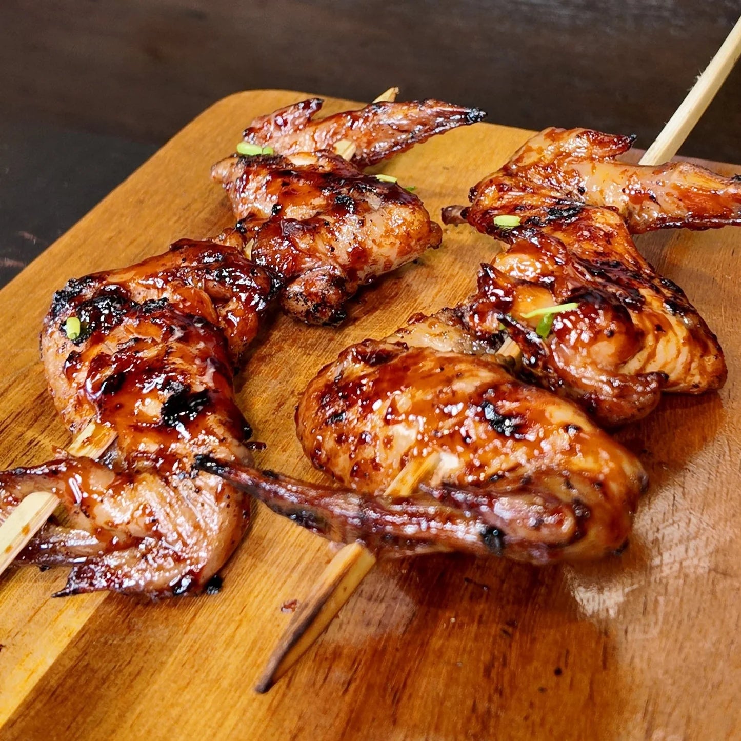 Spicy Chicken Wings Skewers – Juicy BBQ Grilled Chicken Snack