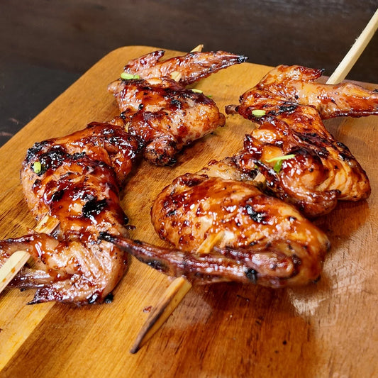 Spicy Chicken Wings Skewers – Juicy BBQ Grilled Chicken Snack