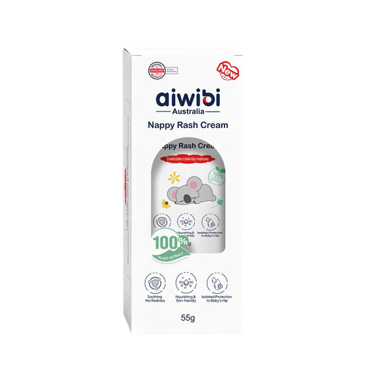Aiwibi Nappy Rash Cream 55gm - Helps Calm Redness, Dryness, And Irritation While Keeping Your Baby’s Skin Soft, Smooth, And Healthy