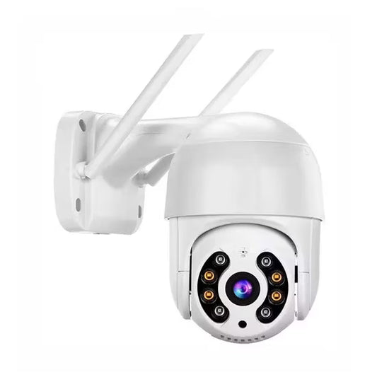 Dual Lens CCTV Camera 2MP + 2MP – WiFi Security Camera with Dual Screen, Color Night Vision & Two-Way Audio