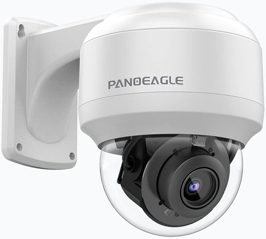 5MP PTZ PoE Security Camera – Pan Tilt Zoom Camera with Dual IR LEDs &Two-Way Audio