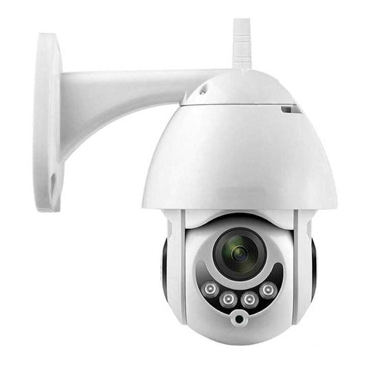 Mini Dual Lens PTZ CCTV Camera 6MP with 8X Optical Zoom, 24-Hour Color Night Vision