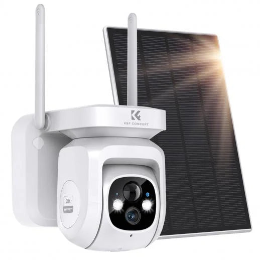 Wire-Free Battery CCTV Camera 2MP with Rechargeable Battery, Starlight Night Vision & Motion Detection
