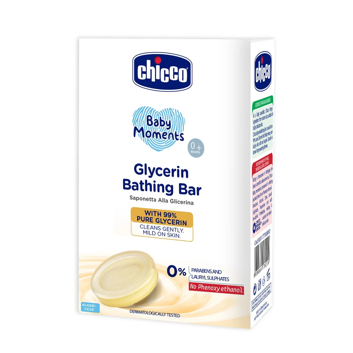 Chicco Glycerin Bathing Bar for Babies – Gentle Moisturizing Soap