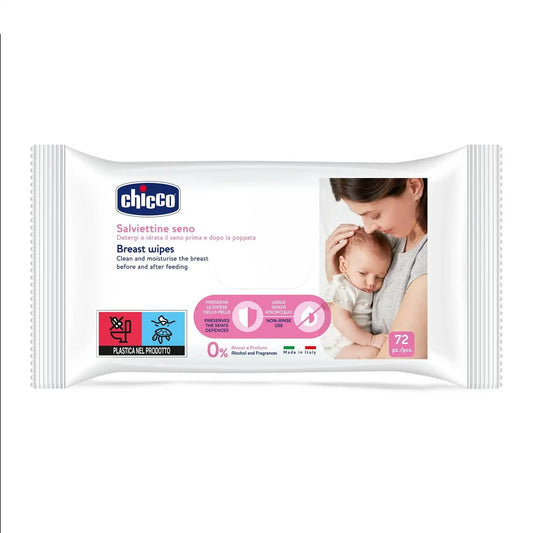 Chicco Baby Moments Breast Wipes – Gentle Cleansing for Mothers
