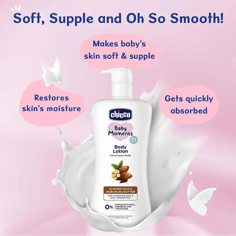 Chicco Baby Body Lotion 500ml – Soft & Hydrating Skin Care