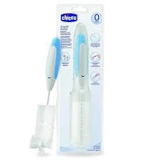 Chicco Baby Bottle Brush & Accessories – Easy Cleaning Feeding Set
