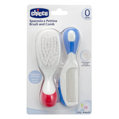 Chicco Nylon Brush & Baby Comb – Gentle Hair Care