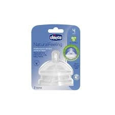 Chicco Natural Feeling Teat – Soft Silicone Baby Feeding Nipple