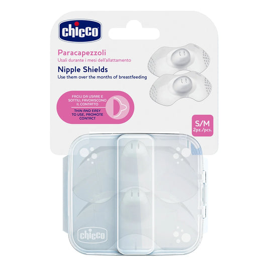 Chicco Silicone Nipple Shields – Comfortable Breastfeeding Support