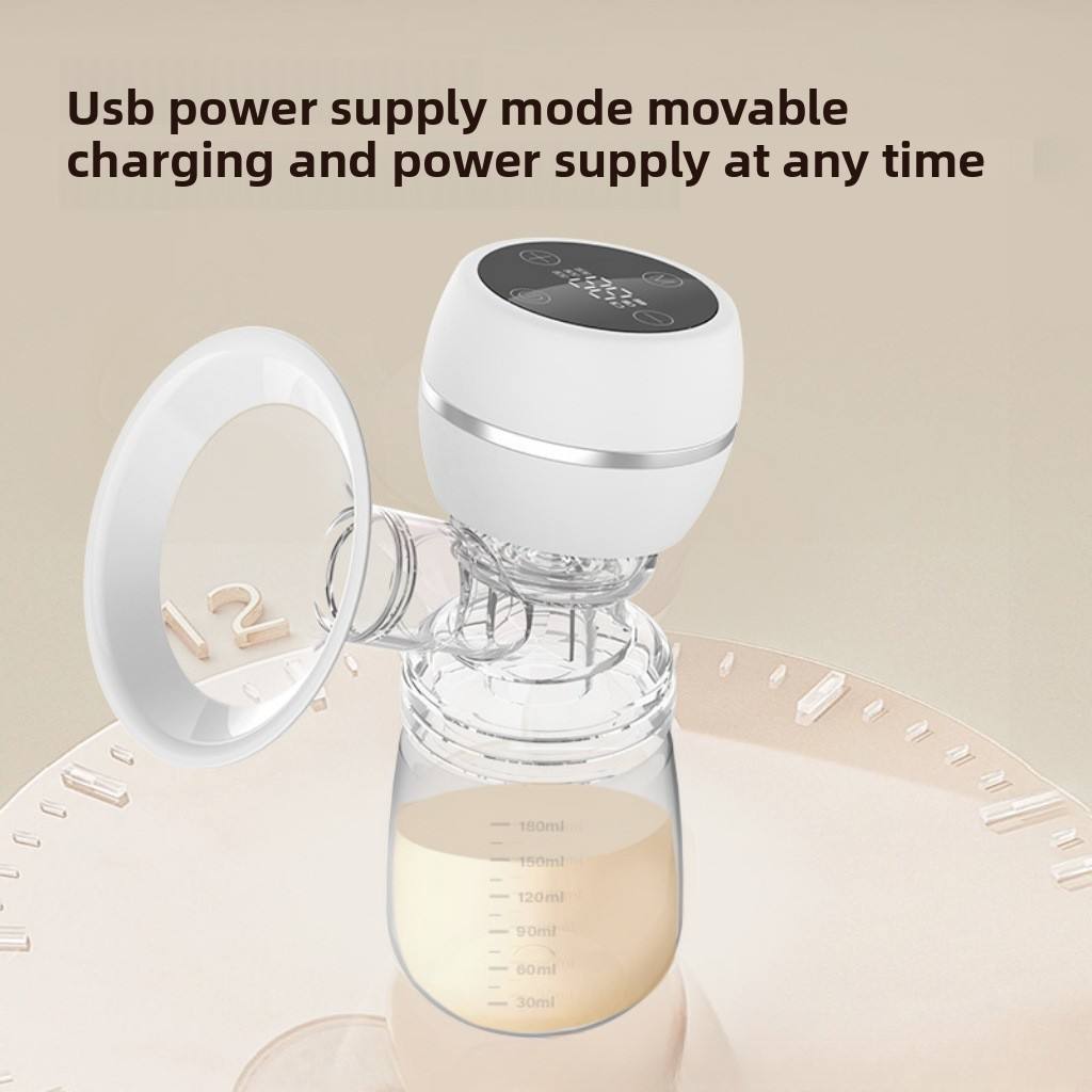 Electric breast pump BPA free With Adjustable Suction, Quiet Operation, and Portable Design