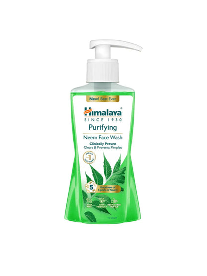 Himalaya Purifying Neem Face Wash | Acne Control & Deep Cleansing 50ml / 100ml / 150ml / 200ml / 300ml / 400ml