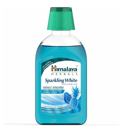 Himalaya Sparkling White Mouthwash | Whitening Oral Care 215ml