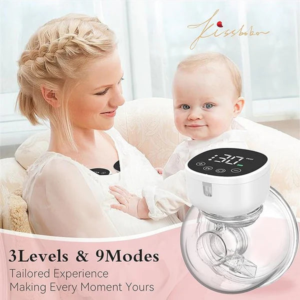 Wearable Electric Breast Pump - Hands-free, Silent, and Portable Design