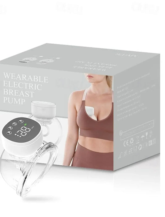 Wearable Electric Breast Pump - Hands-free, Silent, and Portable Design
